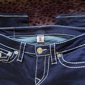 TRUE RELIGIONFlaps Naturaline Big T Skinny Jeans